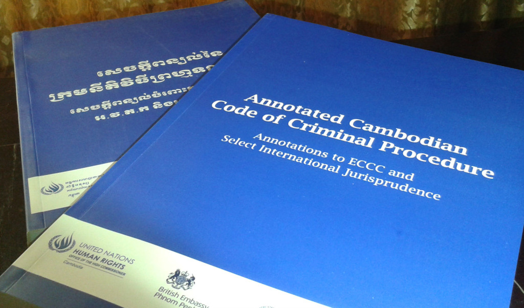 Annotated Cambodian Code of Criminal Procedure